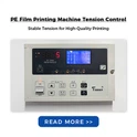 O que é o controle de tensão em uma máquina de impressão de filme PE?