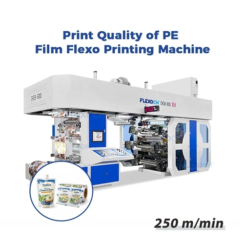 Qual a qualidade das impressões produzidas por uma máquina de impressão flexo...