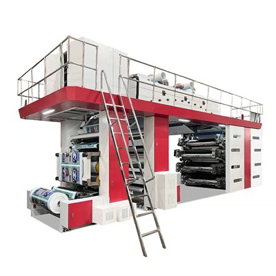 8 Color CI FlexO Máquina de impressão